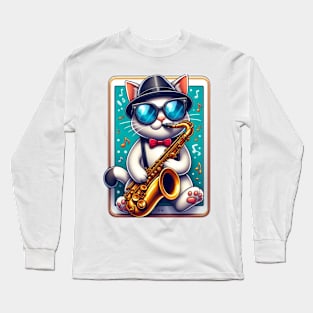 Jazz Cat Long Sleeve T-Shirt